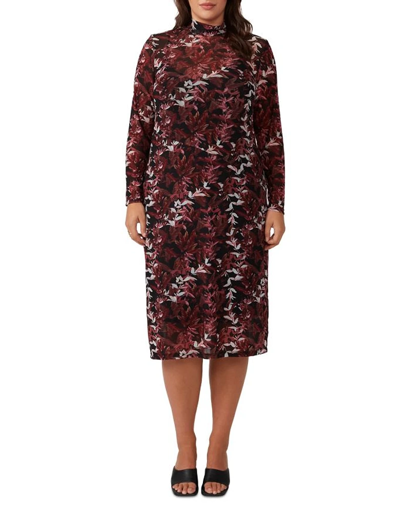 Mesh Midi Dress
