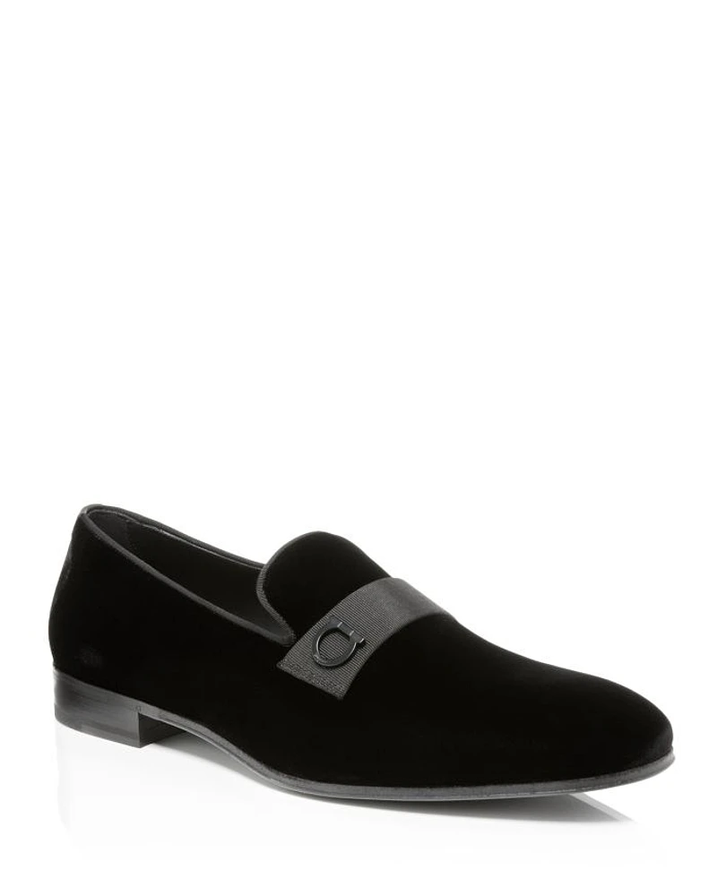 Men's Lapo Velvet Smoking Slipper Loafers