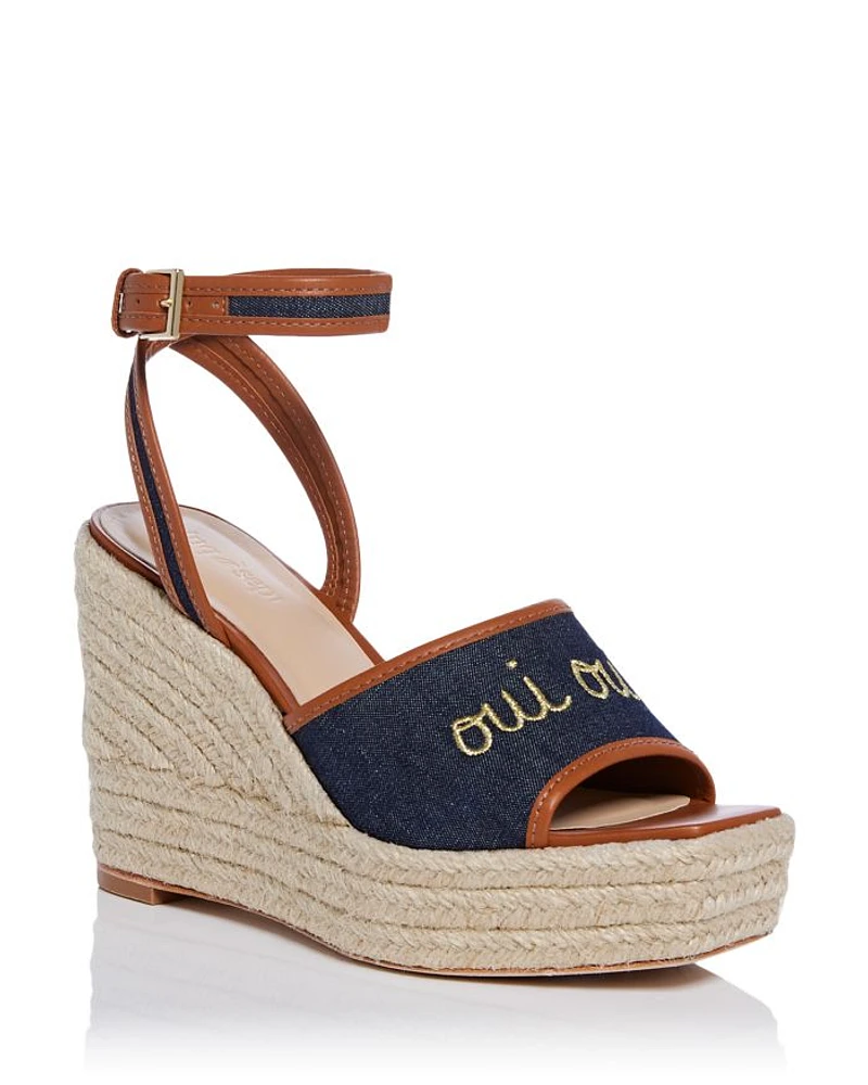 Women's Jesse Canvas Espadrille Wedge Sandals