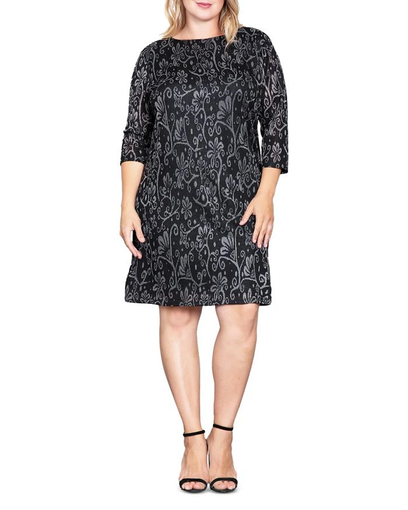 Printed Shift Dress