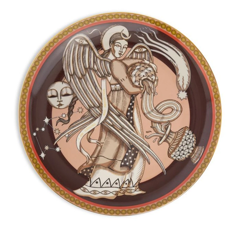 Angel Brown Decorative Plate