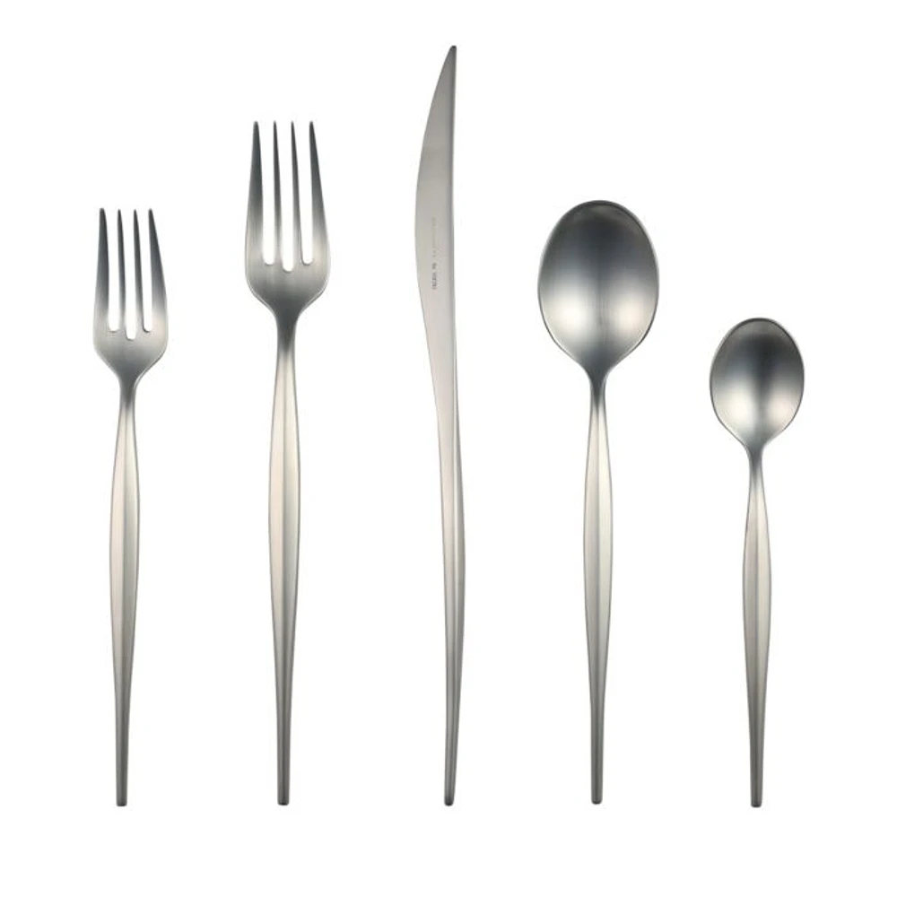 Natura 5 Piece Satin Finish Place Setting, Set of 4