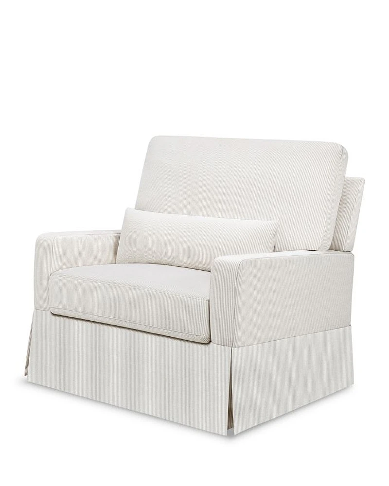 Crawford Pillowback Chair and a Half Comfort Swivel Glider