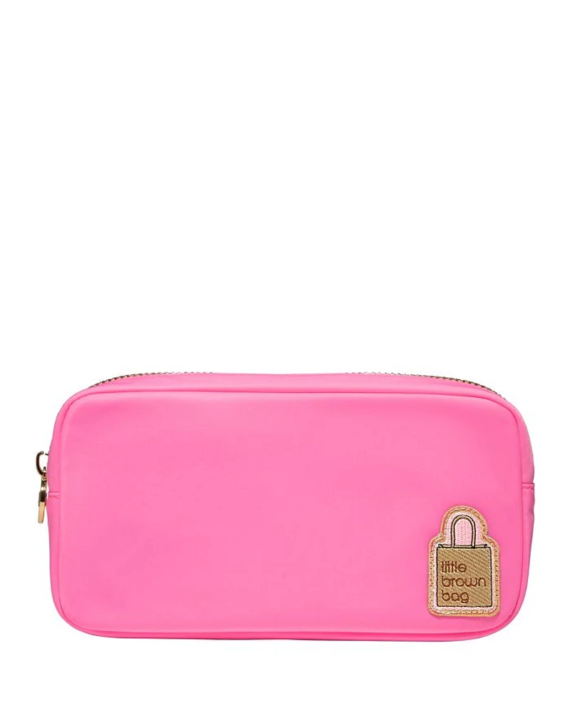 Small Pouch with Little Brown Bag Patch - Exclusive