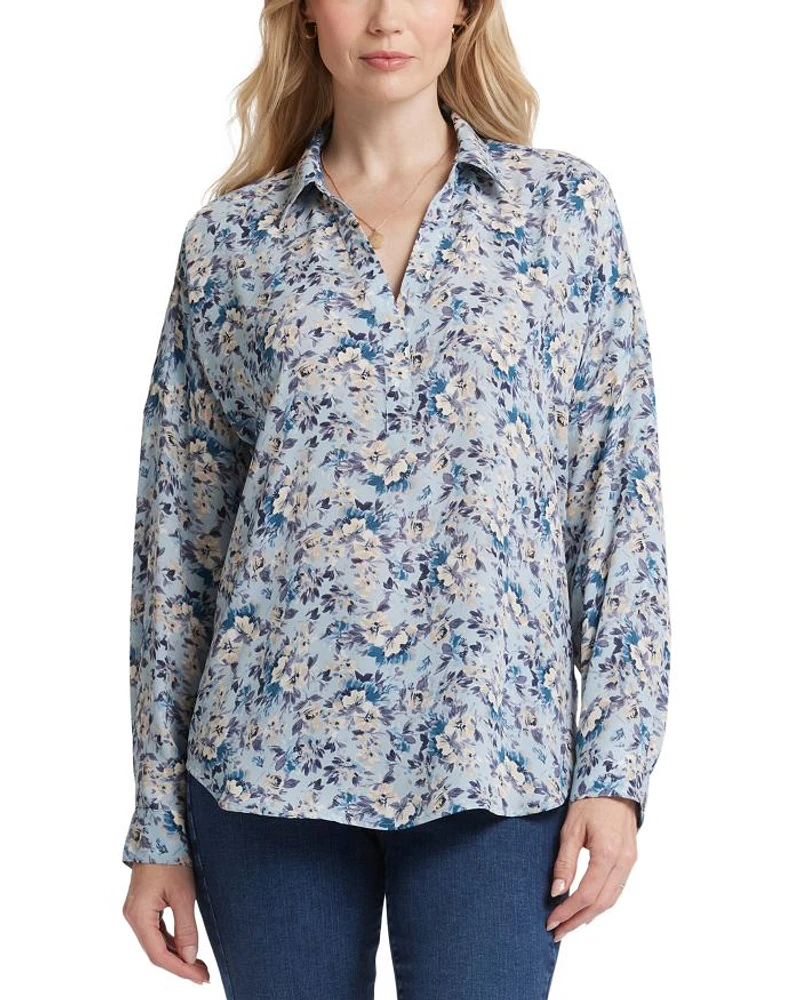 Becky Dot Print Blouse