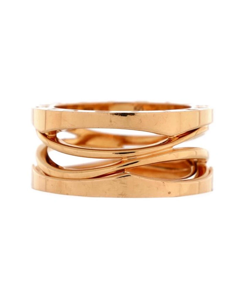 B.Zero1 Design Legend Zaha Hadid Three Band Ring 18K Rose Gold