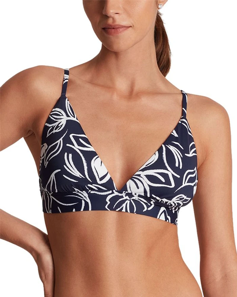 Floral Print Bikini Top