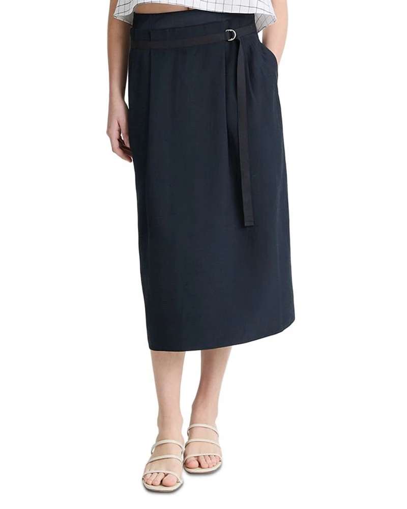 Double Waistband D Ring Skirt