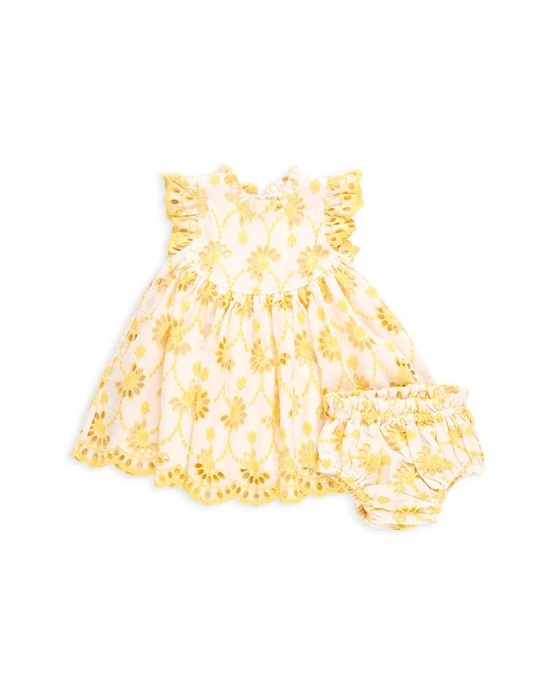 Girls' Cynthia Eyelet Dress Set - Baby