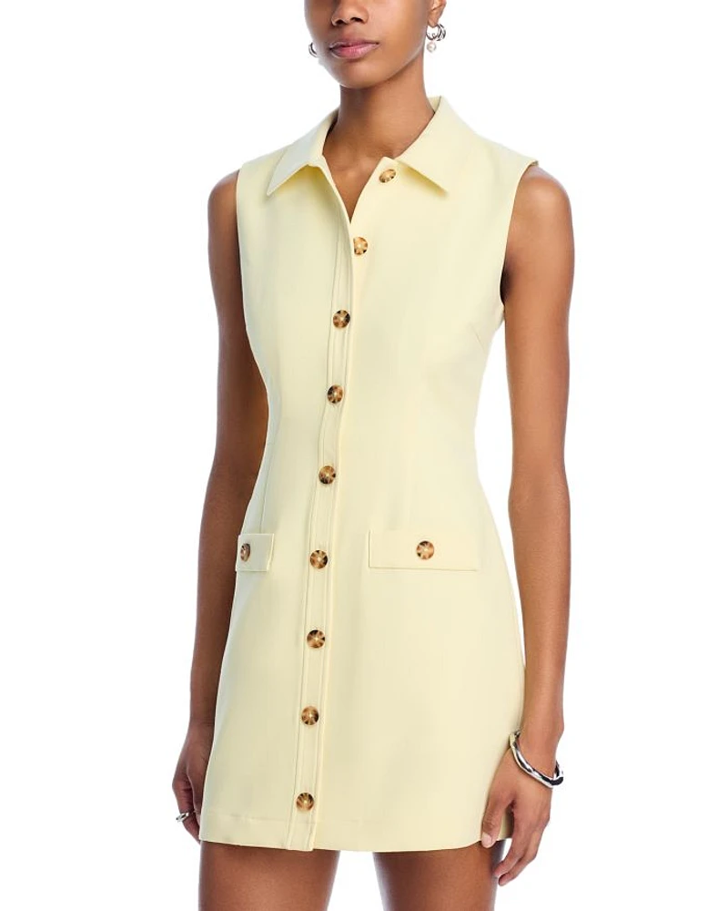 Azra Button Front Dress