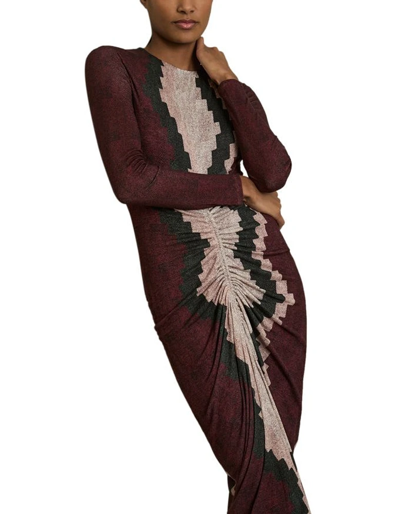 Petite Georgia Ruched Jersey Dress