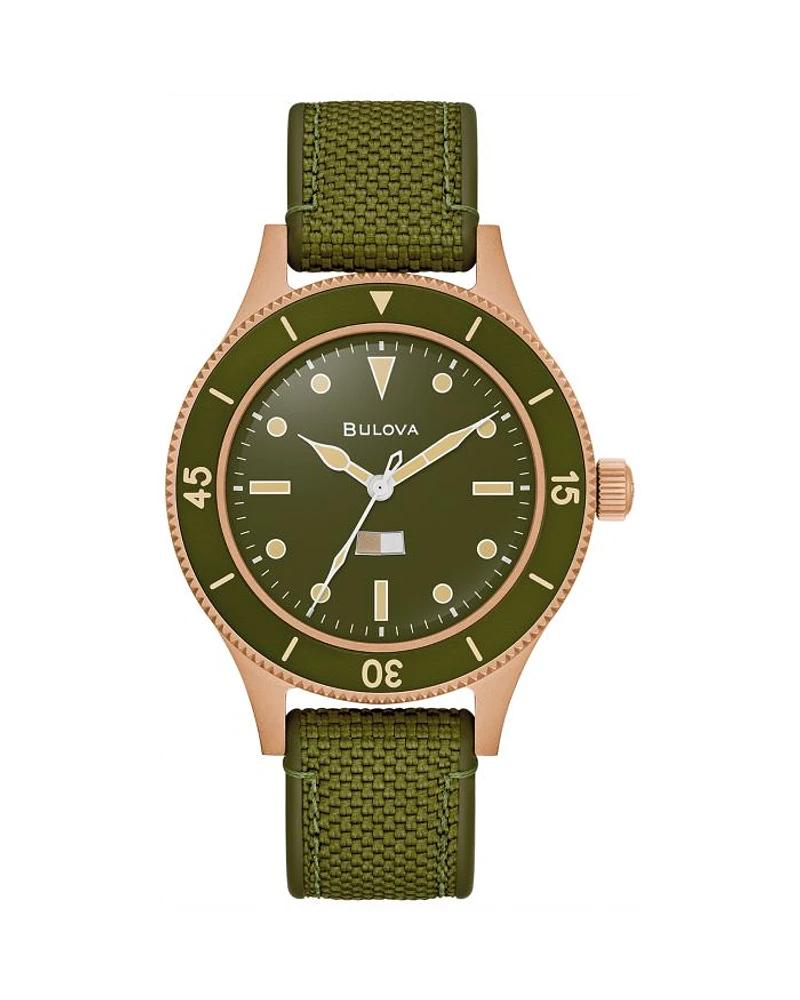 Mil-Ships Bronze Watch, 41mm