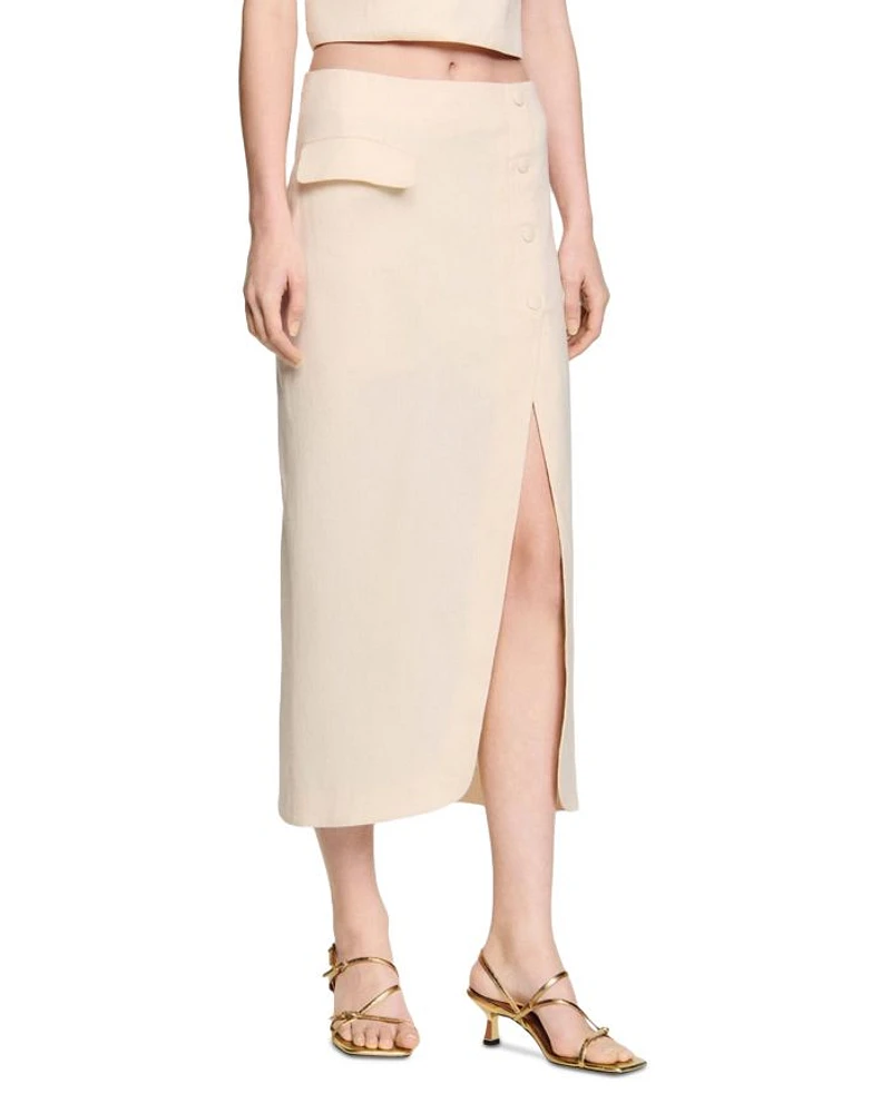 Long Slit Skirt