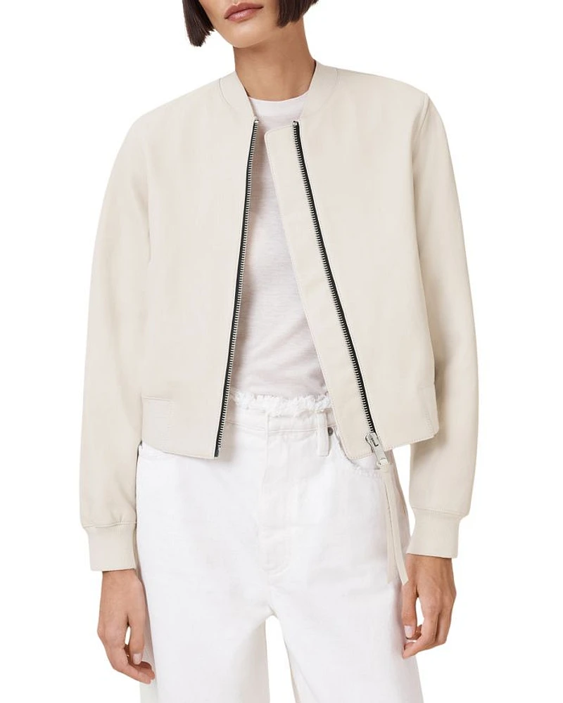 Orten Leather Bomber Jacket