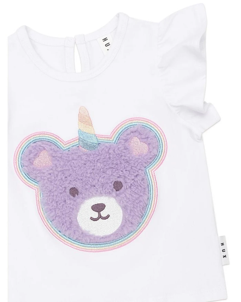 Girls' Unicorn Hux Frill Tee - Baby