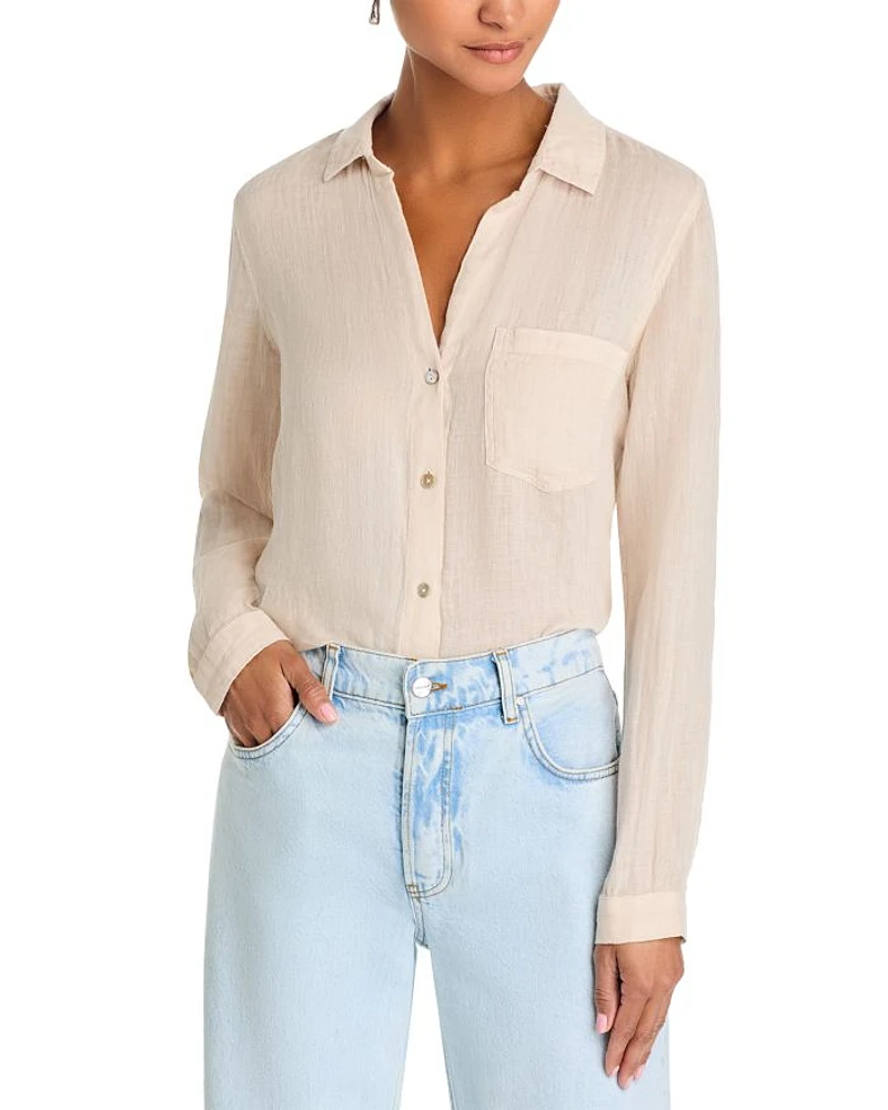 Linen Button Pocket Shirt