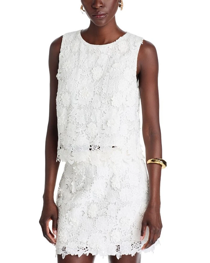 Lace Sleeveless Top - Exclusive