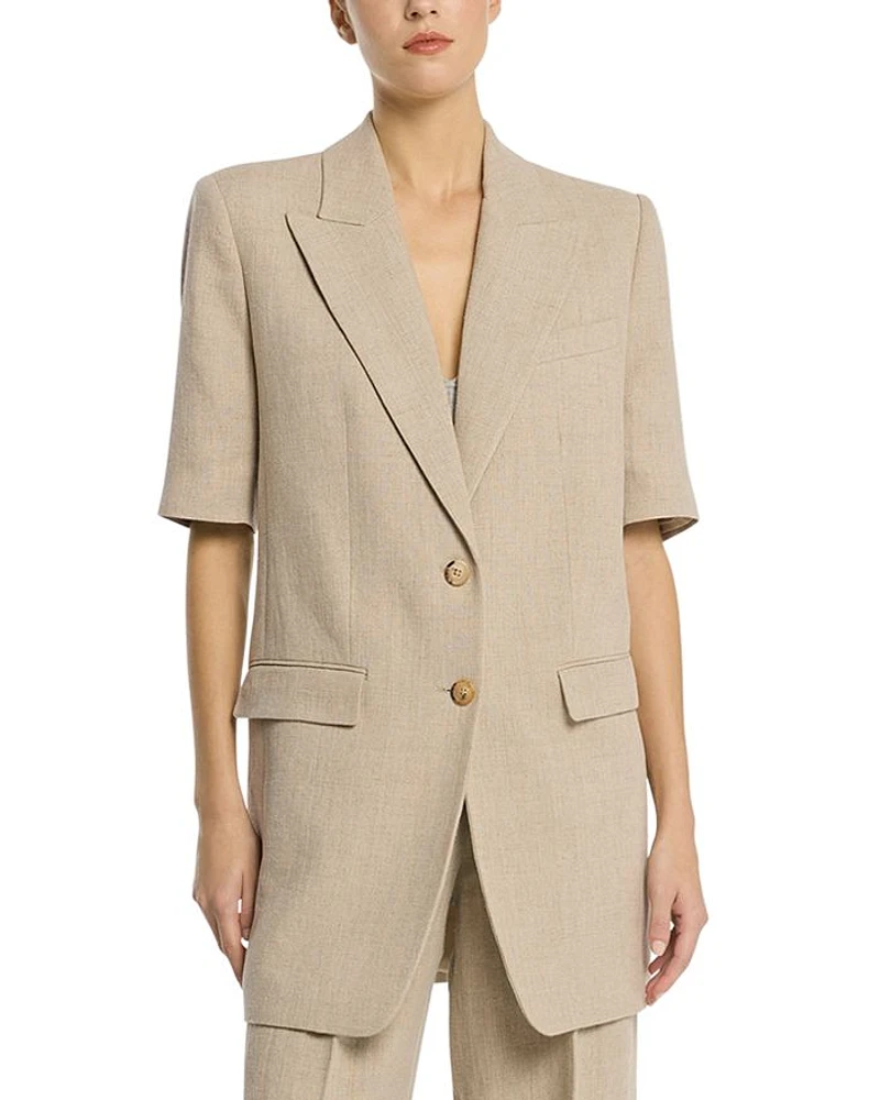 Short Sleeve Boyfriend Blazer