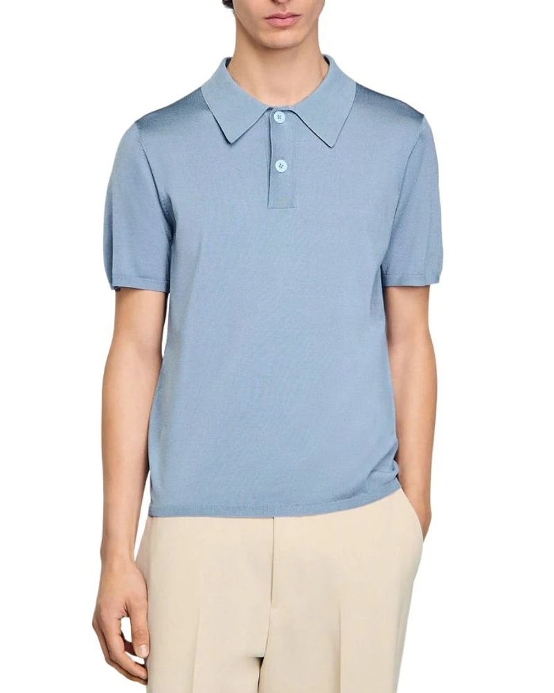 Pablo Slim Fit Knit Polo Shirt