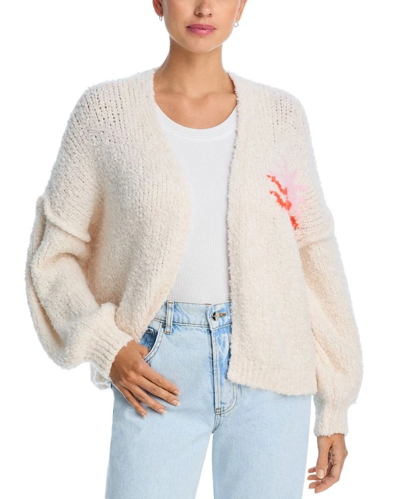 Jacquard Back Detail Cardigan