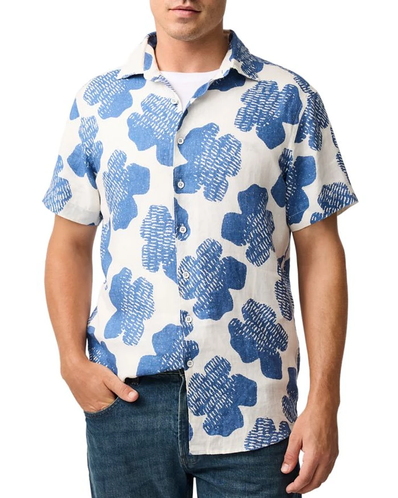 Donnelly Linen Floral Print Shirt