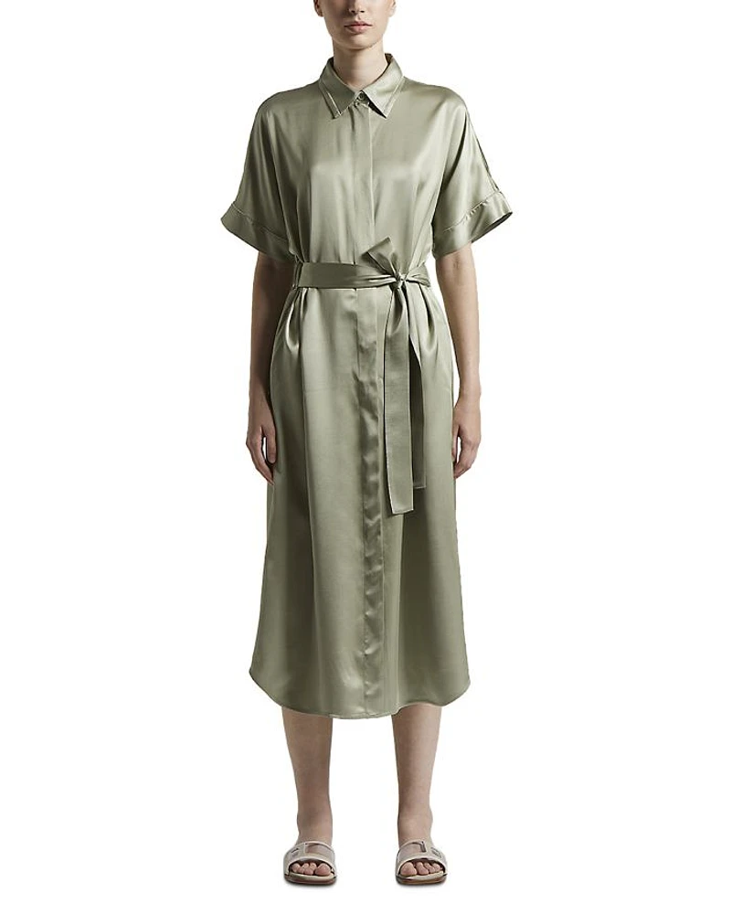 Tie Waist Shirtdress
