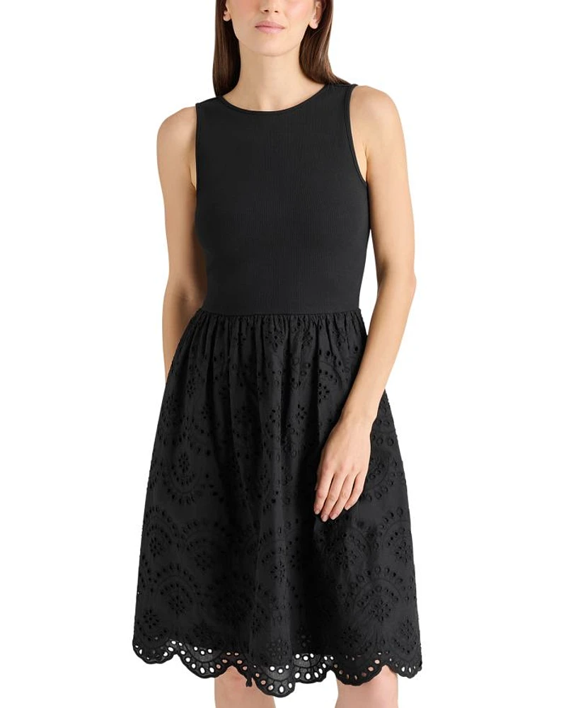 Julian Pointelle Skirt Dress