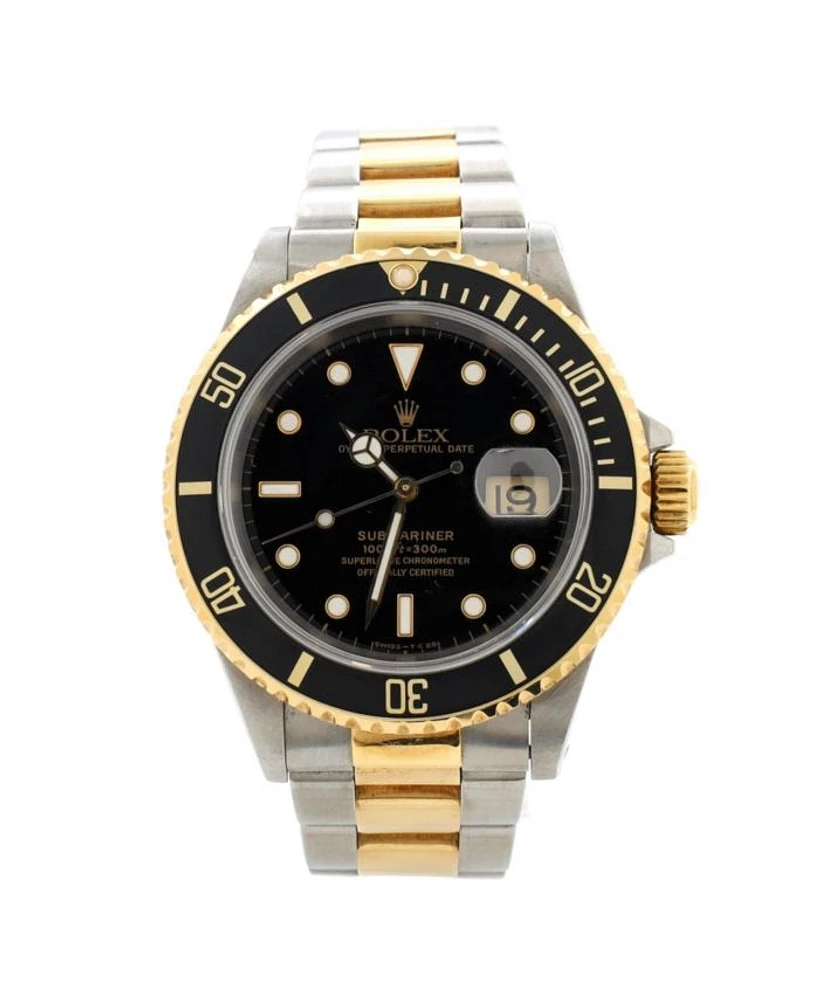 Oyster Perpetual Submariner Date Automatic Watch in Stainless Steel with Gold 40mm