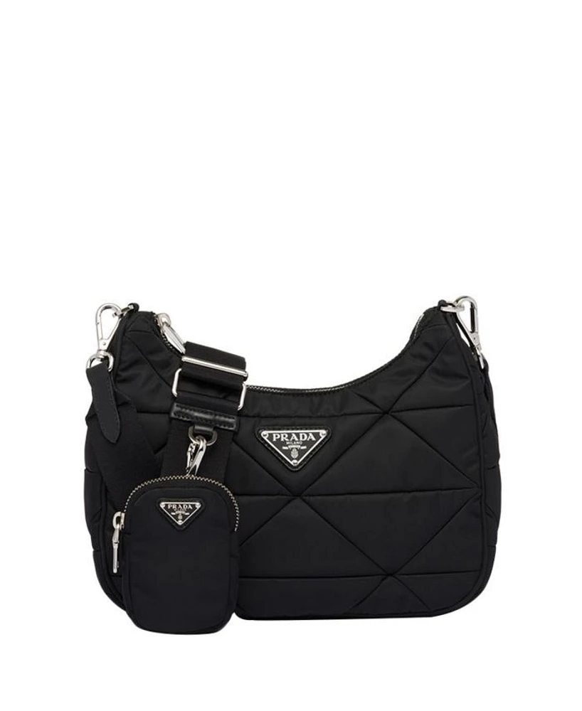 Padded Re-Nylon Shoulder Bag