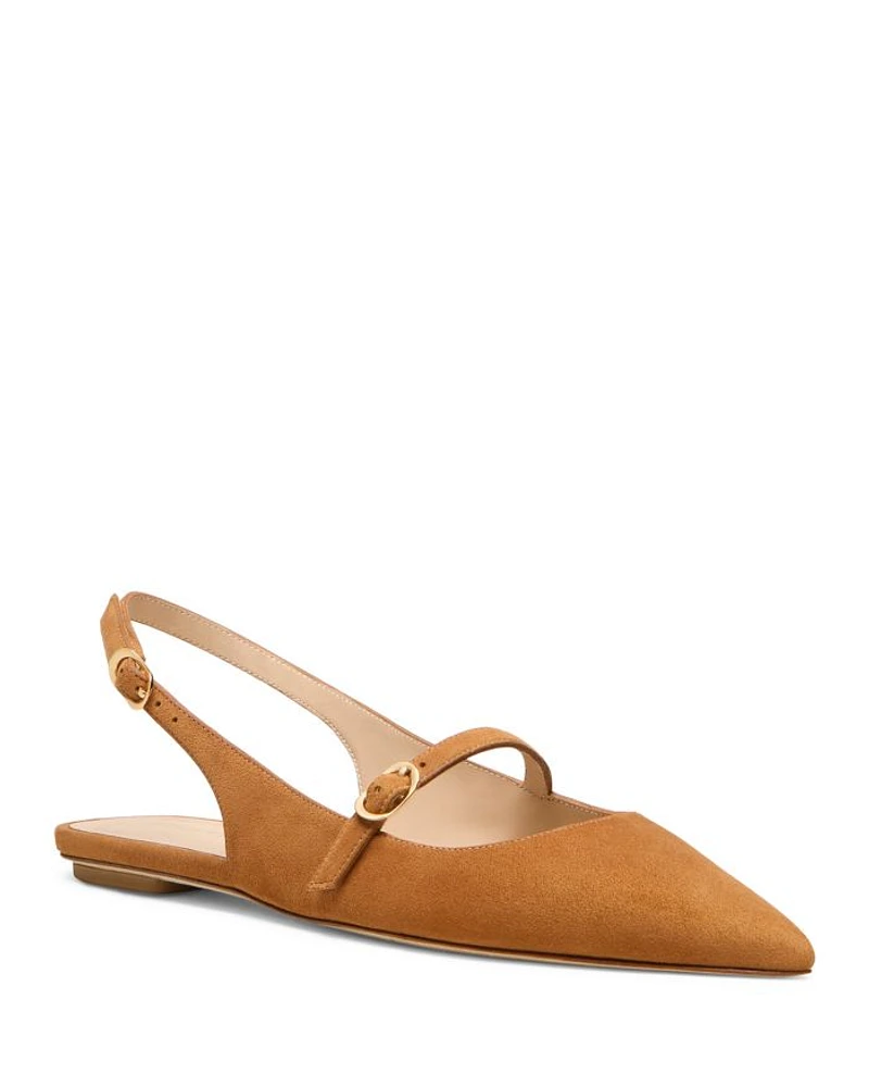 Women's Emilia Pointed Toe Slingback Mary Jane Shoes