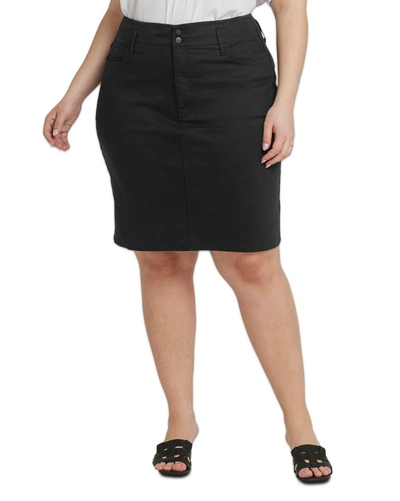 Denim Skirt Optic White