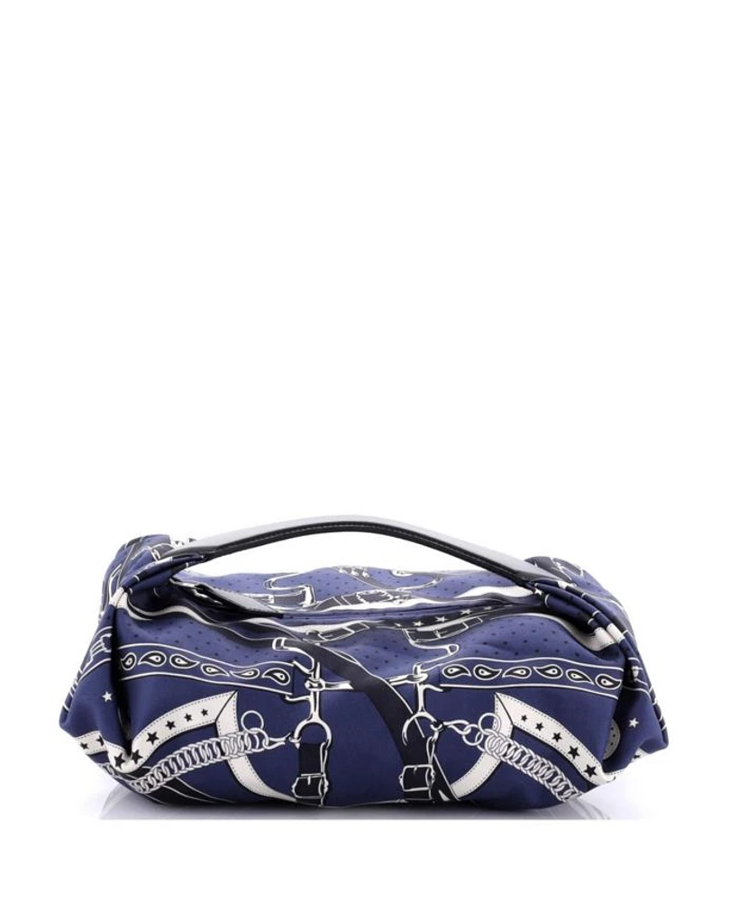 Balusoie Bag Printed Silk and Leather