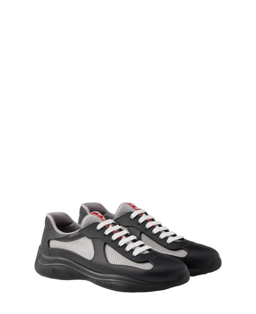 Men's America's Cup Soft Rubber and Bike Fabric Sneakers