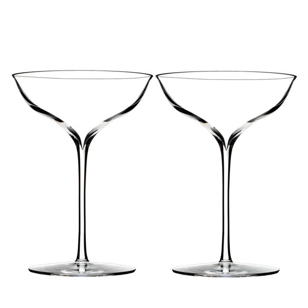 Elegance Champagne Belle Coupe Glass, Pair