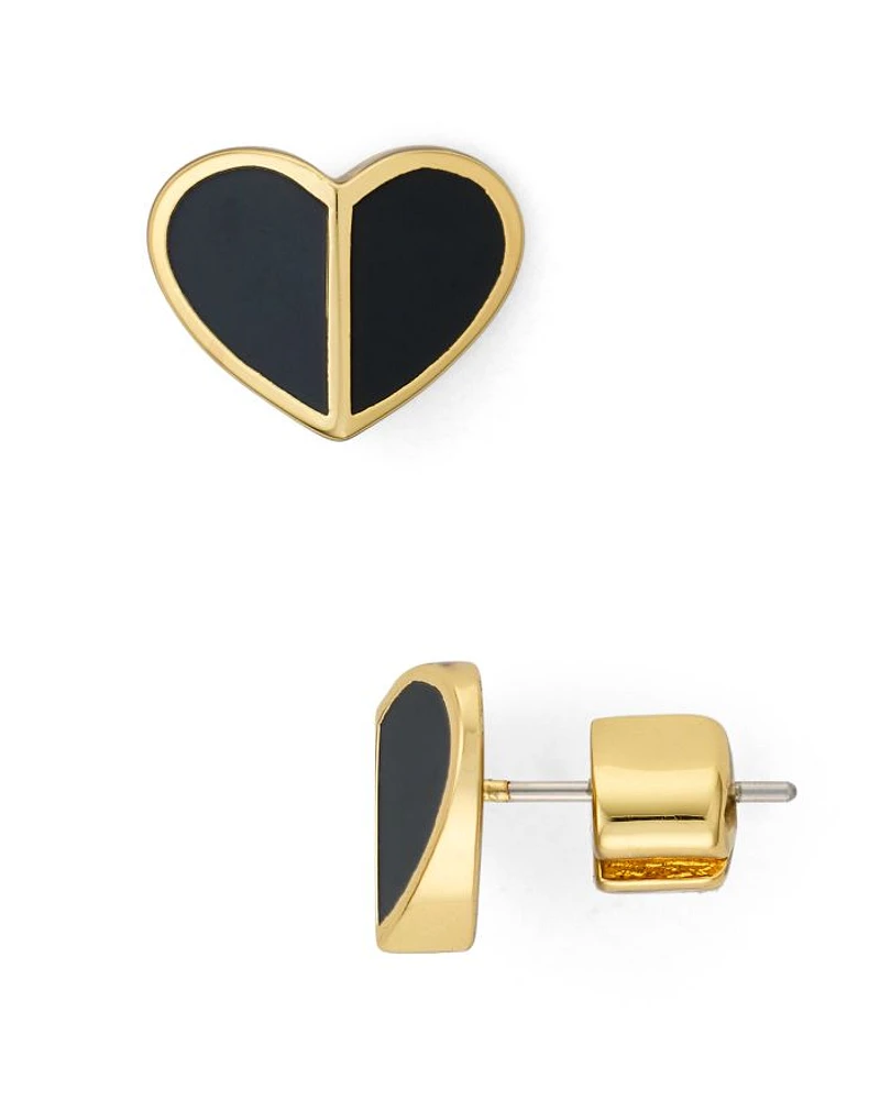 Small Heart Stud Earrings