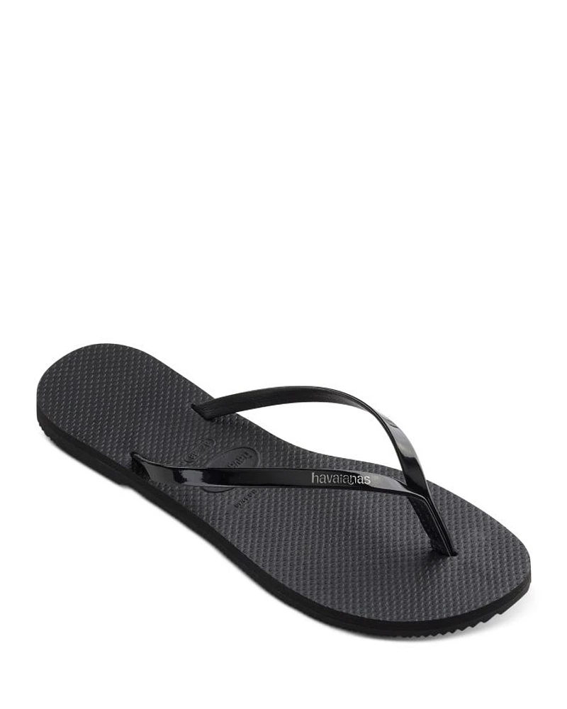 Women's You Metallic Slim Flip-Flops