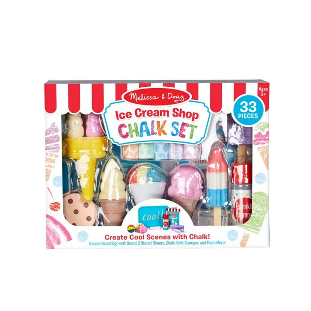 Ice Cream Chalk Set, Ages 3+