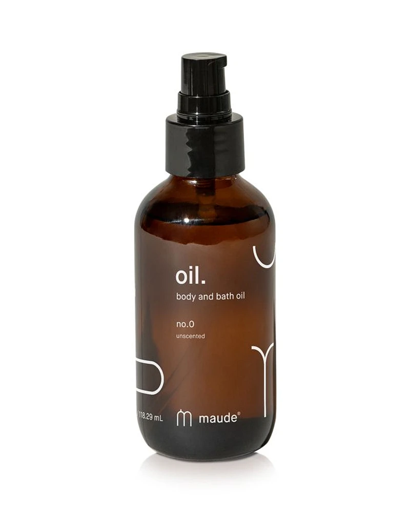 Oil Bath & Body Oil - No. 0 Unscented 4 oz.