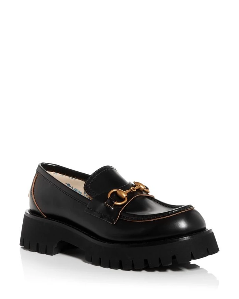 Women's Lug Sole Horsebit Loafers