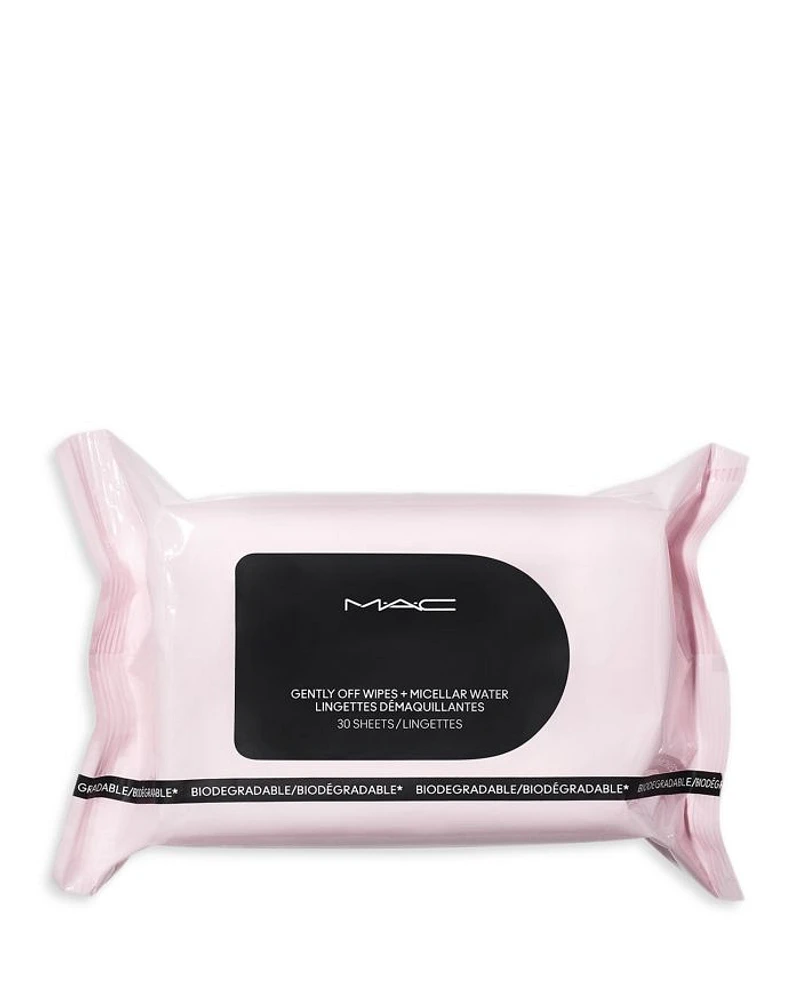 Mini M·A·C Gently Off Wipes + Micellar Water