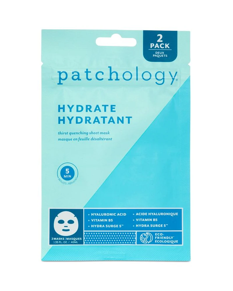 Hydrate Thirst Quenching Sheet Mask, Pack of 2
