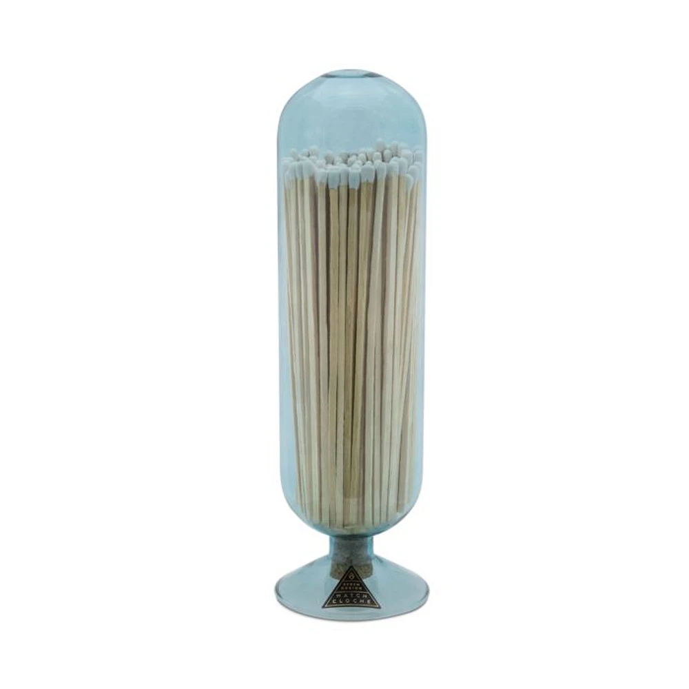 Sky Fireplace Match Cloche with Matches