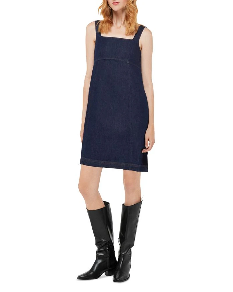 Denim Pinafore Dress