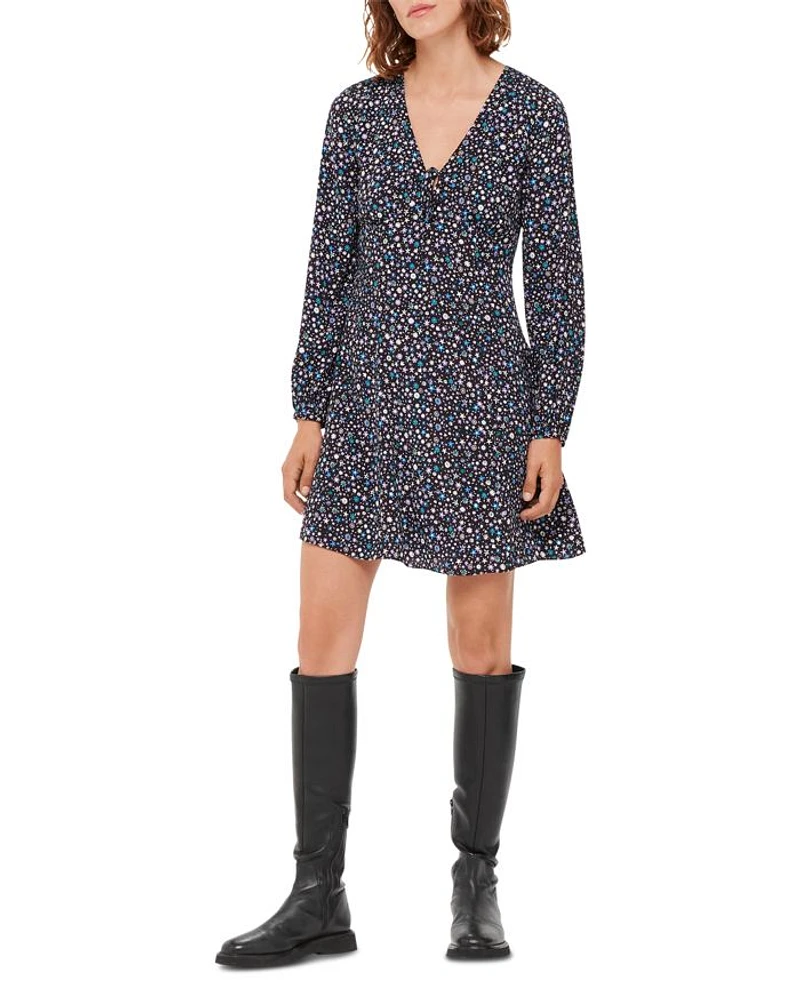Painted Garden Fit and Flare Dress