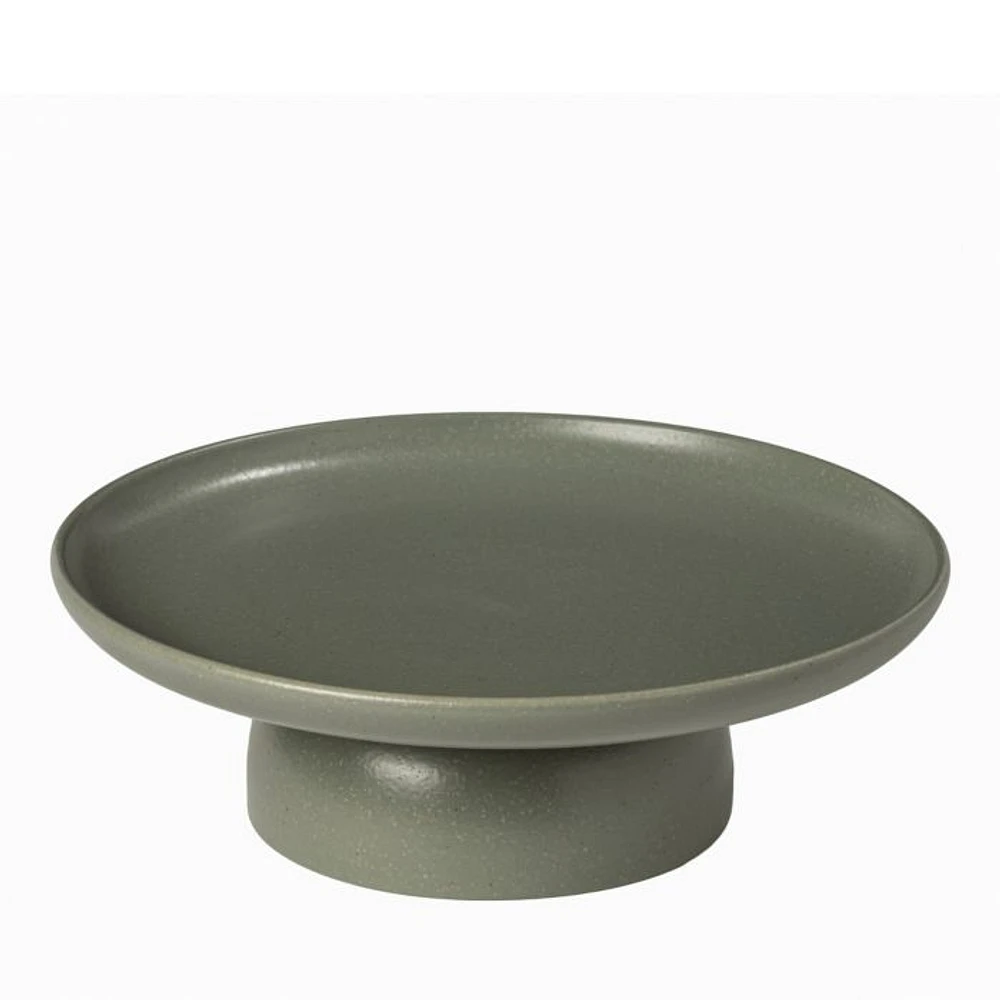 Pacifica Footed Stoneware Plate