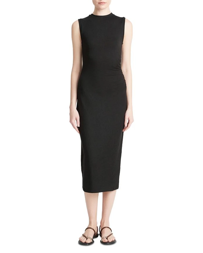 Ruched Side Sheath Dress