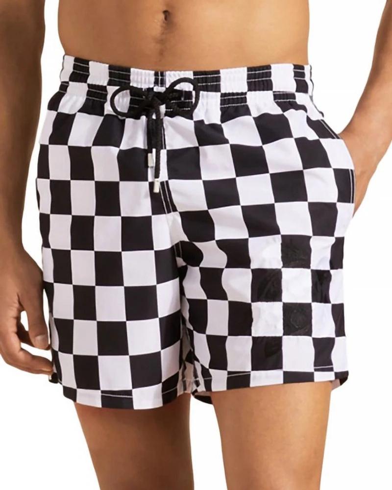 Moorea Checkered Swim Trunks