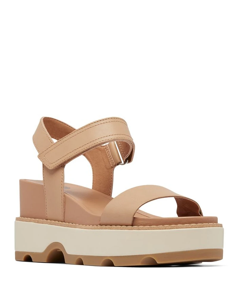 Women's Joanie Ivy Y Strap Platform Wedge Sandals