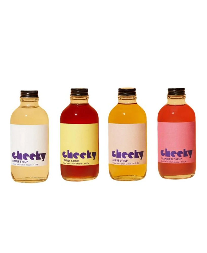 - 4 Bottle Set(Simple, Honey, Agave, Cran) - 4oz