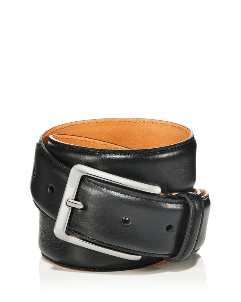 Men's Square Buckle Italian Leather Belt - Exclusive